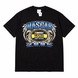 NASCAR Black Nextel Cup Series 2005 Graphic‎ Tee NWT Men's M